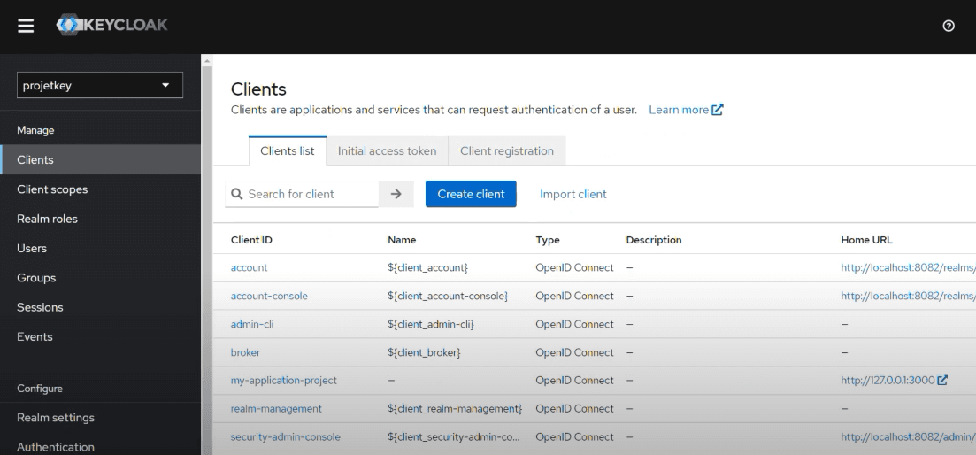Keycloak RBAC Website