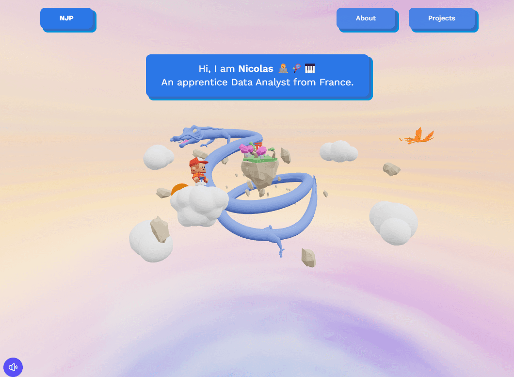 3D Portfolio Website